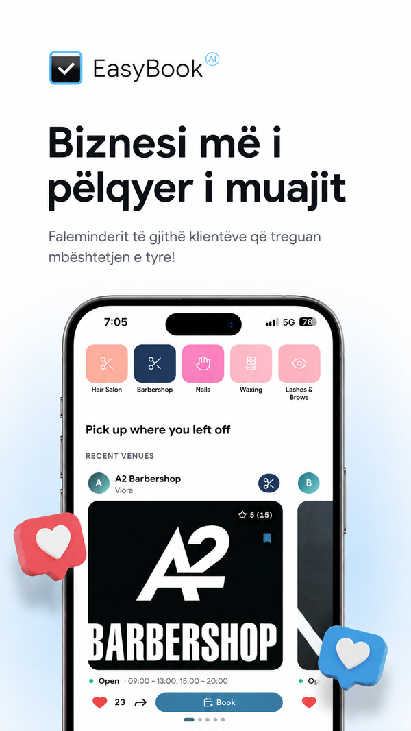Biznesi më i pëlqyer i muajit: Si funksionon programi i EasyBook AI